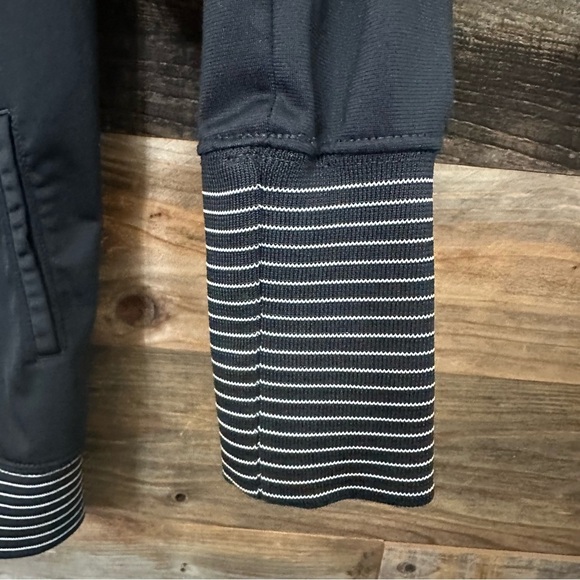 Nike Womens Full Zip Warm Up Track Jacket Pre Game Size S Black White Red Tag - Picture 4 of 12